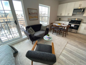 Studio living room