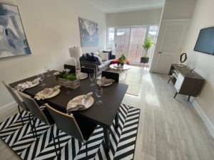 129 Halstead 1 Bedroom Dining Area